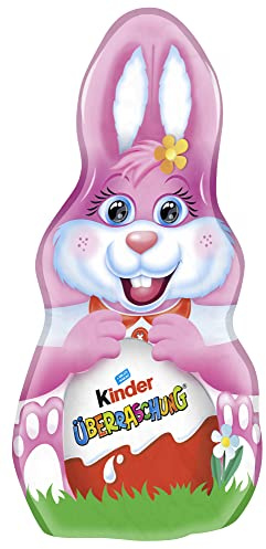 Kinder Schokolade Hase mit Überraschung Rosa-Ei, 75 g