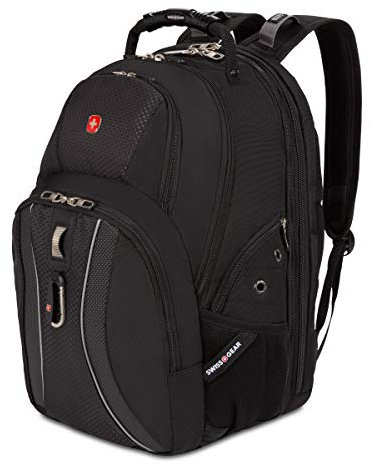 Wenger Scansmart Notebookrucksack für 43,2 cm (17 Zoll) große Notebooks, Schwarz