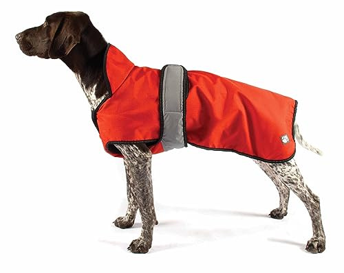 Dog Coat 2 In 1 Orange Dot 12