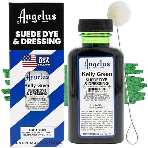 Angelus Suede Dye Kelly Green