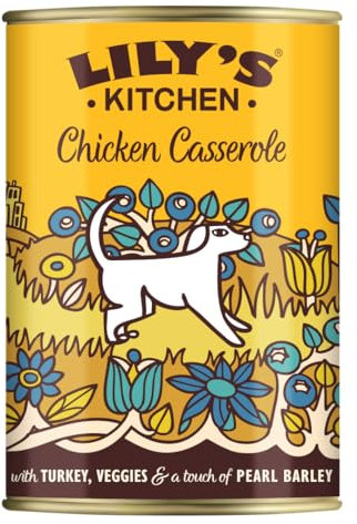 Lily's Kitchen Natural Adult Wet Dog Food Tin Chicken & Turkey 6 x 400g