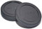 Body Cap & Rear Lens Cap to fit Micro 4/3rds Olympus & Panasonic Lumix Cameras and Lenses. Protective Dust Covers for Mirrorless Digital Camera.