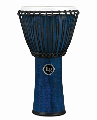 LP latin slagverk LP816200 Djembe World Beat FX Rope Tuned 30 cm blå