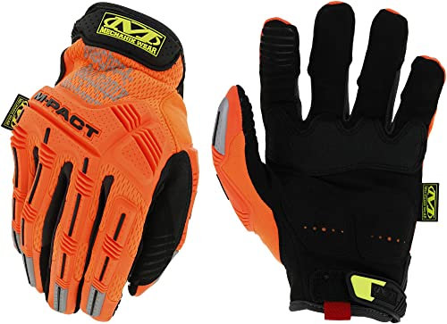 Mechanix Wear Hi-Viz M-Pact® Handschuhe (Small, Fluoreszierendes Orange)
