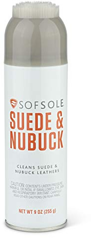 Sof Sole Suede and Nubuck Leather Shoe Cleaner, 9-Ounce
