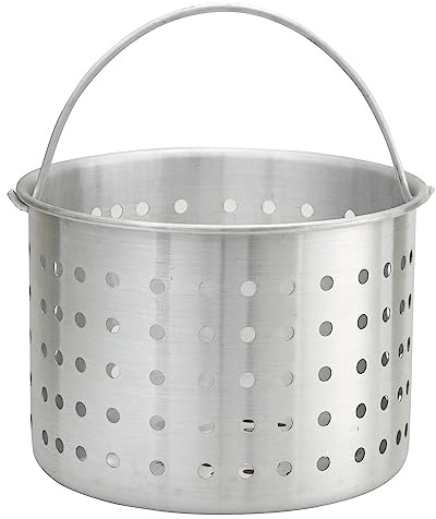 Winco Aluminum Steamer Basket for 32 Quart Stock Pots