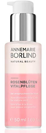 ANNEMARIE BÖRLIND – Rose Blossom Revitalizing Care – Black Forest Rose Stem Cells, Vitamin C + E Anti Aging Face Serum With Valuable Plant Oils for a Vitalized and Smooth Skin – 50ml