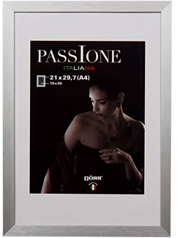 Alu Rahmen DIN A4 (21x29,7cm) Silber matt gebürstet