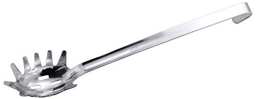 Sollevatore spaghetti serie NUTILA, in acciaio inox, con manico a gancio e di qualità pesante/lunghezza: 34 cm | ERK