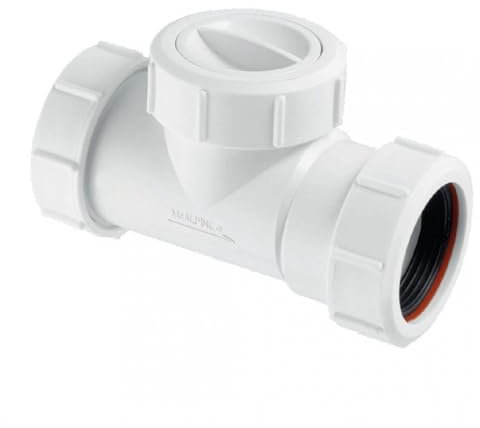 McAlpine T28M-NRV Multifit in-Line Non-Return Valve, White