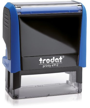 trodat 4912 4.0 S Kinder Adress-Stempelautomat Printy, blau