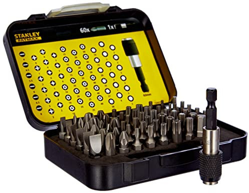 STANLEY 1-13-902 - Juego puntas destornilladores 60 piezas
