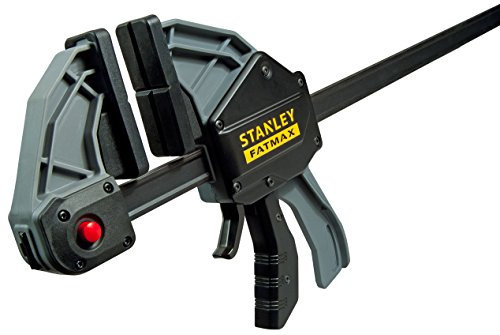 Stanley Fmht0-83242 Serre Joint 1250 Mm/270 Kg Gamme FatMax - Travaux De Précision - Rainure En V Pour Maintien Des Tubes - Rail En Acier - Corps En Nylon Renforcé - Fonction Écarteur