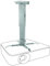 celexon universal Beamer-Decken-Halterung MultiCel4070W weiß | neigbarer, schwenkbarer & höhenverstellbarer Projektor-Halter mit 40 cm - 70 cm Deckenabstand inkl. Kabelführung |Tragkraft max. 25Kg