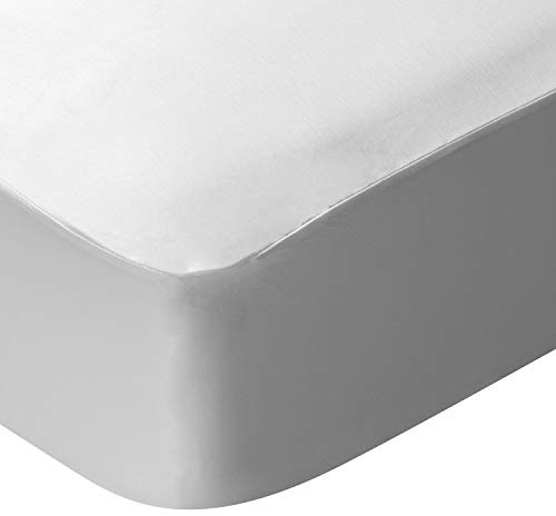 Pikolin Home - Protector de colchón Lyocell, transpirable e impermeable, color blanco, 150x190/200cm-Cama 180 (Todas las medidas)