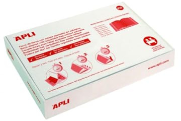 APLI 12282-310 mm PVC justerbar flik bokomslag 100 u