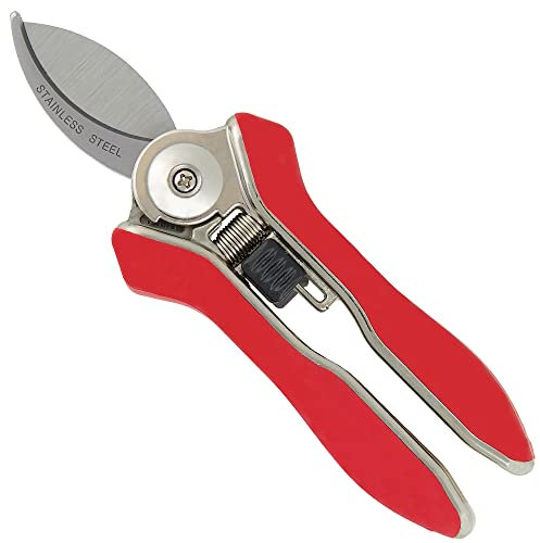 Darlac Mini Bypass Pruner – Stainless Steel Blades - Ideal for Flower Arranging and Fine Pruning - Fits in Your Pocket