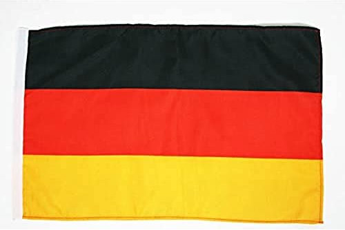 AZ FLAG - Drapeau Allemagne - 45x30 cm - Pavillon Allemand 100% Polyester Avec Fourreau Pour Hampe - 20g