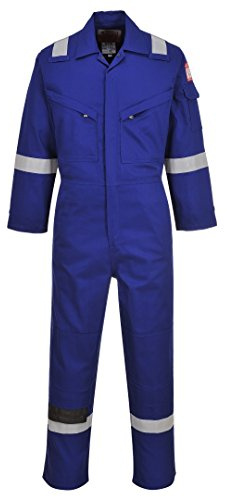 Portwest FR28 Tuta Intera Ignifuga Antistatica Leggera 280G, Taglia XL, Royal