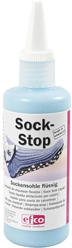efco 9580846 Sock-Stop, Latex-Basis, hellblau, 4 x 4 x 14,5 cm