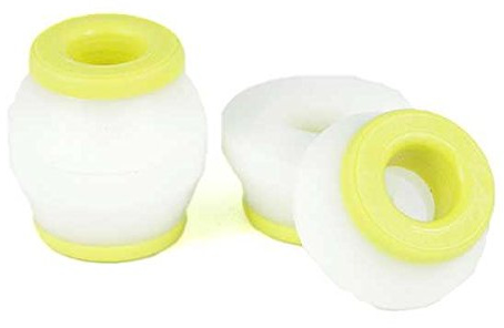 BONES – HARDCORE Skateboard BUSHINGS 4 PACK – YELLOW MEDIUM