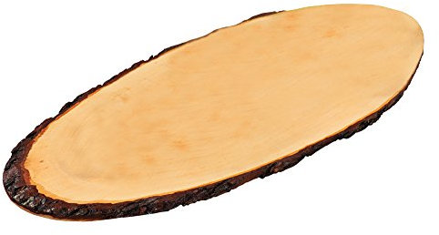 Kesper 61203 Vassoio per servire in Corteccia, 60-69 x 21 x 1.8 cm