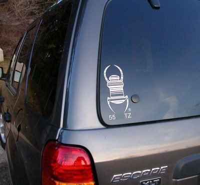 Travel Tag Trackable Geocaching statischer Autoaufkleber Sticker, Car Sticker, Aufkleber fürs Auto Geocaching Logo