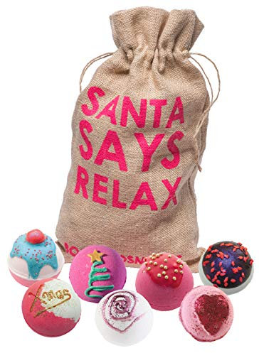 Bomb Cosmetics Santa Says Relax handgefertigte Geschenkverpackung für hessische Badeblaster [7-teilig], 1,1 kg