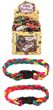 Henbrandt Pack of 10 Friendship Bracelets - Great Girls and Boys Party Loot Bag Fillers
