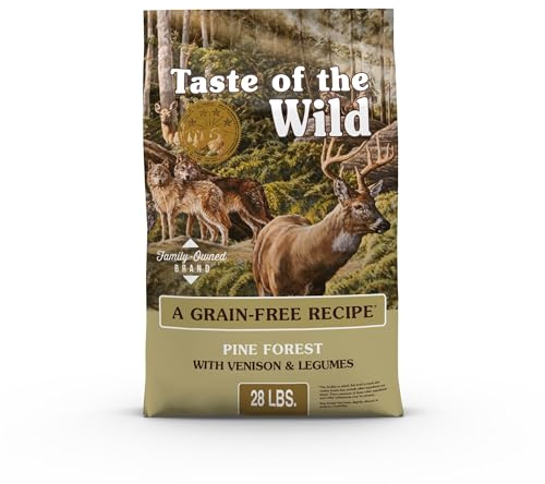 Taste of the Wild Pine Forest Dry Dog Food, Venison & Legumes, 28lb