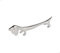 EDZARD 6er Set Messerbank Hund (L 9 cm) in silber - Halter, Ablage für Besteck, Messer, Gabel, Essstäbchen - Messerhalter fürs Dinner - edel Küchen Deko Artikel für den Tisch