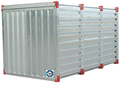 Baucontainer Garage Container Lagercontainer Gerätecontainer Blechcontainer mit TÜV Größe (S) 3m x 2,2m x 2,2m