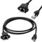 SIENOC Cat5 Ethernet Verlängerung Netzwerkkabel Gigabit Lan RJ45 Stecker auf Buchse Patchkabel bis zu 250MHz FTP Molded Verlegekabel für Switch, Router, Modem, Patchpannel, Access Point, Patchfelder