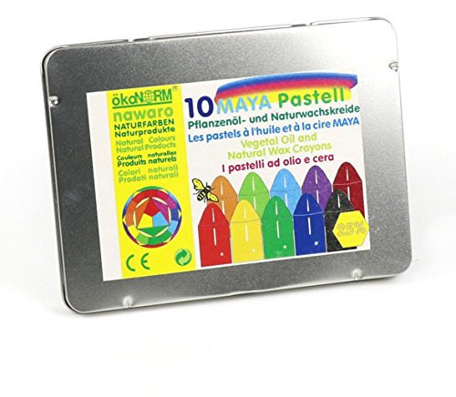 okoNorm (Nawaro Pastell Ölkreiden Maya 10 Farben im Metalletui