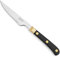 Arcos Couteaux de Table à Steak – Lame en Acier Nitrum, Manche en Polyoxyméthylène (POM) – Idéal pour Couper la Viande avec Facilité – Noir et Or, Série Regia