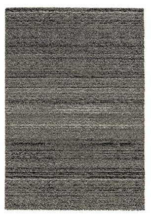 ASTRA Samoa Melange Webteppich, Polypropylen, anthrazit, 67 x 130 x 2 cm