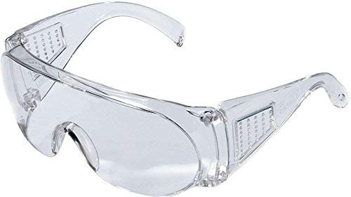 Tector Schutzbrille Überrbrille, EN 166, Polycarbonatscheibe, leicht, komfortabel, Rahmen/Bügel: klar