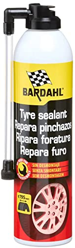 Bardahl - Ripara Foratura - Spray Ripara e Riparti, Ripara Forature e Gonfia gli Pneumatici Senza Smontare la Gomma, per Pneumatici da 135 a 195 mm, per Auto, Moto e Veicoli, 400 ml