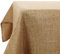 Deconovo Leinenoptik Tischdecke Wasserabweisend Tischdecke Lotuseffekt Tischtuch, 130x220 cm, Ockerbraun, 1 Stück