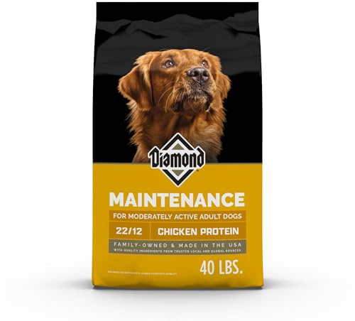 Diamond Maintenance Adult Dry Dog Food 22/12 for Moderately Active Dogs 40lb Bag