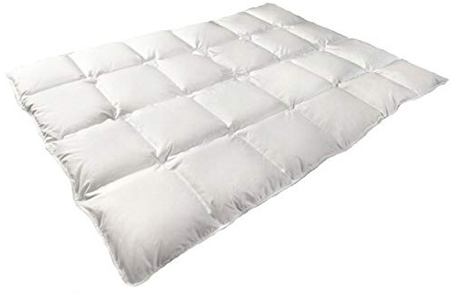 HS46 Varmt duntäcke 200 x 220 cm dun 100 % natur 1 400 st. täcke vit ny