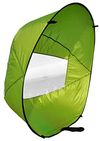 Einfach Portable, versetzbar, 42 Wind Paddle Kayak Sail, Kayak Wind Sail, Kajaksegel, Grün