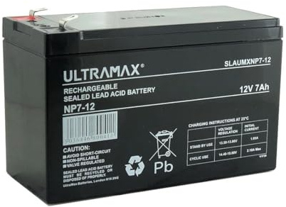 NP7-12 12v 7Ah Ultra Max Lead Acid Rechargeable Battery NP9-12, NP6-12