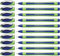 Schneider Xpress Fineliner (Strichstärke 0,8 mm, dokumentenecht) 10er Packung blau
