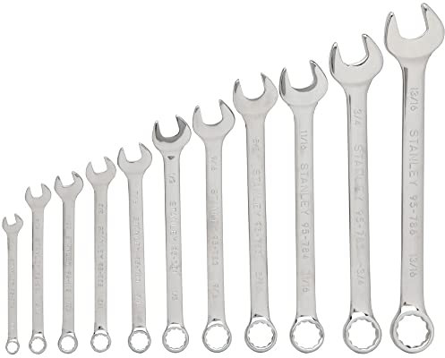 Stanley 94-385W SAE Combination Wrench Set, 11-Pack