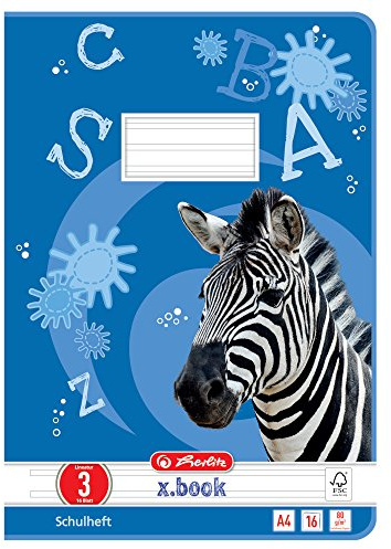 Herlitz 3321809 skolhäfte, DIN A4, linjerat 27/linjerat