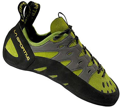 La Sportiva Tarantulace Zapatos de Escalada, Unisex Adulto, Multicolor (Kiwi/Grey 000), 42.5 EU (8.5 UK)