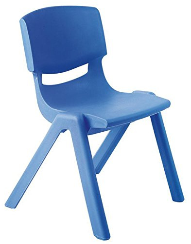 Silla infantil mariposa, apilable, multicolor azul Talla:H 30 cm
