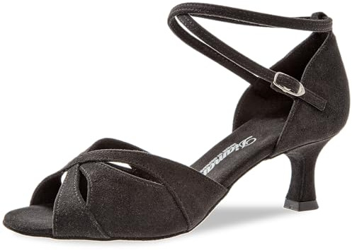 Diamant Latein 141-077-335 Damen Tanzschuhe - Standard & Latein, Schwarz (Schwarz), 34 2/3 EU