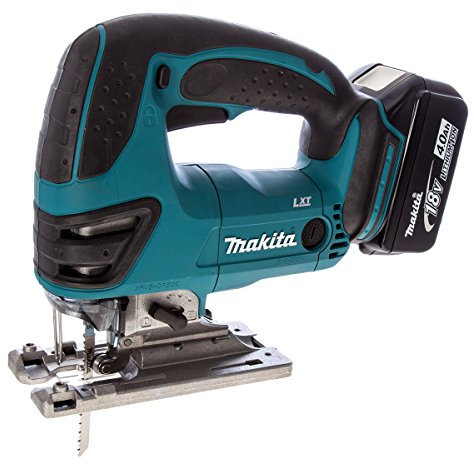 Makita DJV180RMJ 18V Li-Ion LXT Jigsaw Complete with 2 x 4.0 Ah Li-Ion Batteries and Charger Supplied in A Makpac Case